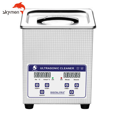디지털 타이머 및 히터가 있는 Skymen 2l 40khz 80w 탁상용 초음파 세척기