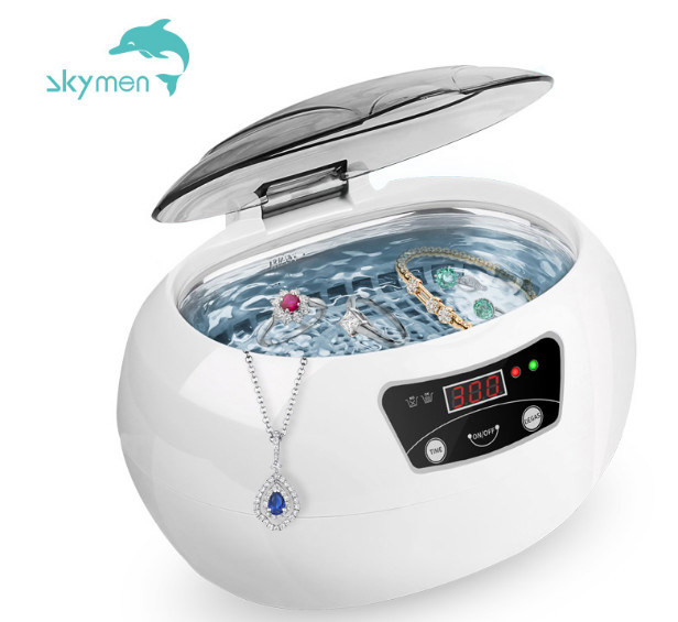 보석을 위한 35W 600 밀리람베르트 가지고 다닐 수 있는 초음파 세탁기 음 침투 40kHz 0.6L